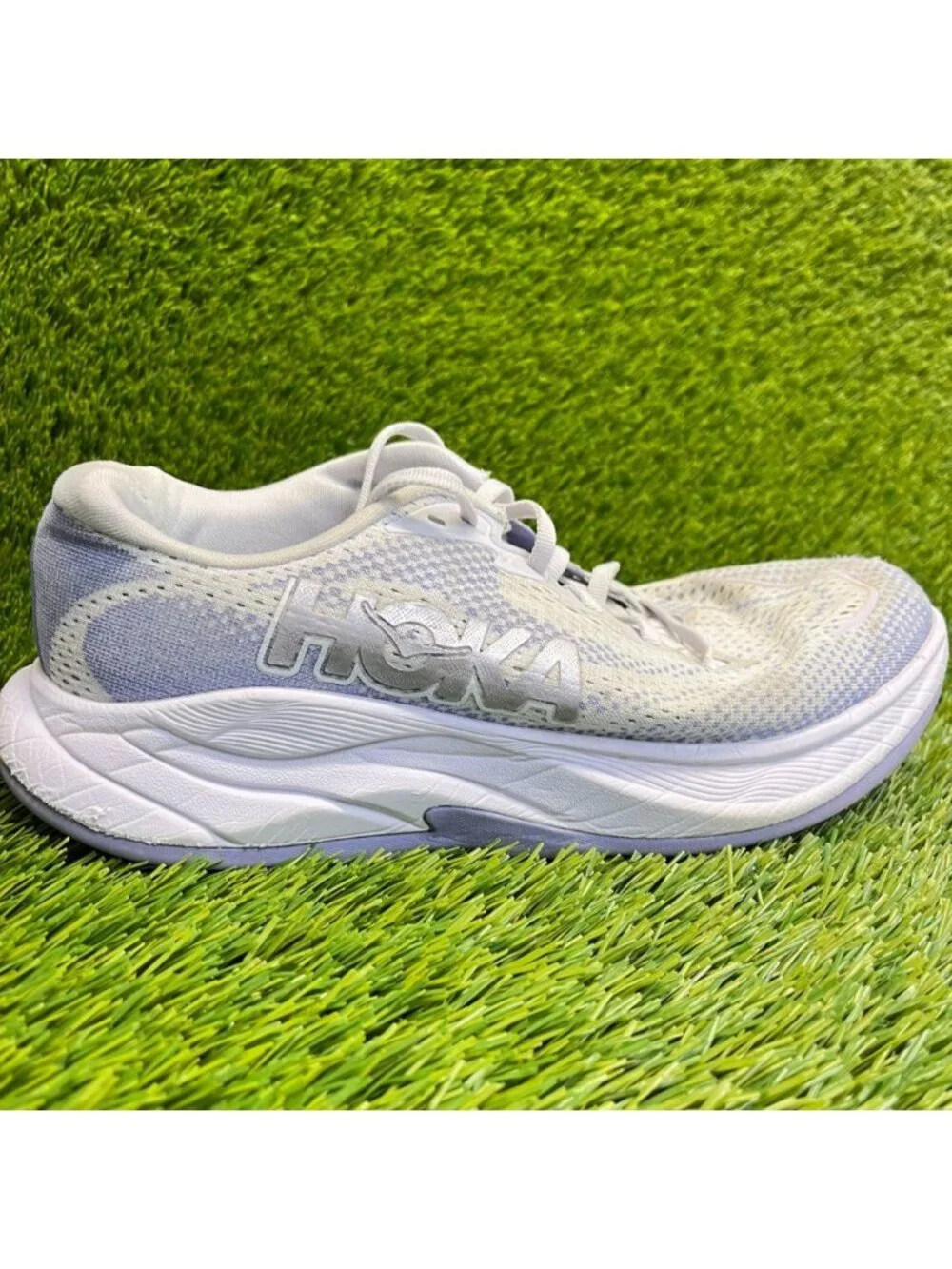 Hoka One One Rincon 4 Womens Size 7.5 Gray Purple Running Walking Shoes Sneakers